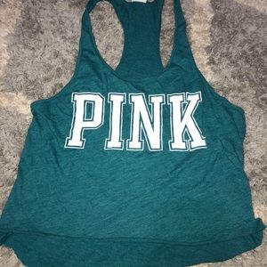 Pink tank top/crop top
